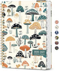 Planner 2026-2027, A5 (6.3" x 8.5") Hardcover Weekly & Monthly Planner July 2026 - June 2027 with Monthly Tabs, Academic Planner for School, Work and Office, Mushrooms Grove