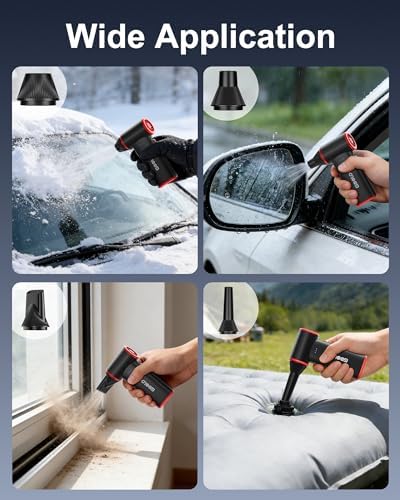 GOOLOO F3 Compressed Air Duster, 150000RPM Ultra-Power PC Air Duster
