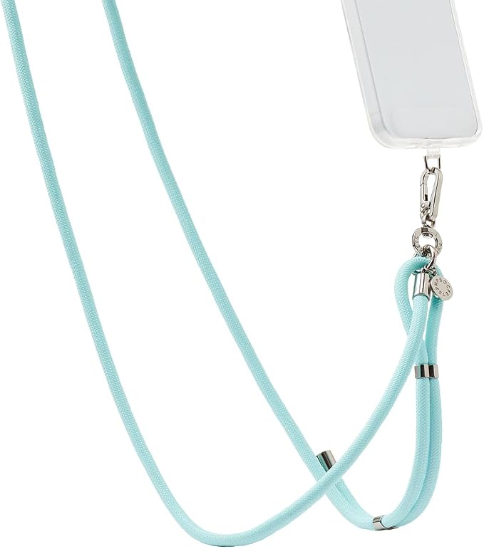 PopSockets Wristlet Phone Strap, Wrist Strap, Light Blue - Paracord Butterfly Pea