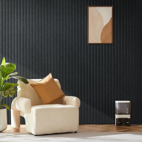 Large Felt Bulletin Board 48" x 24", Black