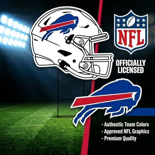 NFL Logo & Helmet 2 Pack Yard Sign Set