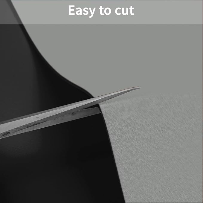 Zinkooat Table Protector Pad for Dining Room Table - Can Be Used On Both Sides Waterproof and Easy to Clean Good Flatness Used for Dining Table(Black+Gray 46x96)