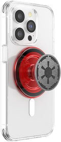 PopSockets Phone Grip for MagSafe, Magnetic Holder- Long Live Empire | Removable, For Kindle / Android / iPhone, With Magnet, Star Wars, Grogu, Men, Boys