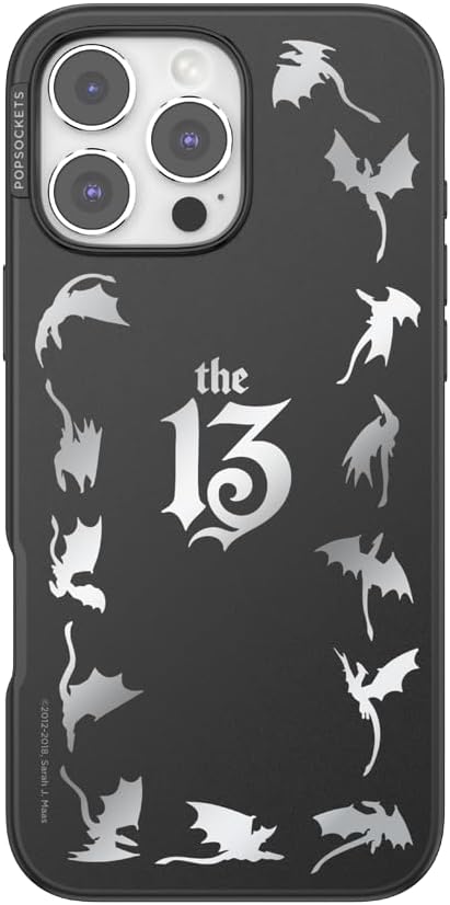 PopSockets iPhone 16 Pro Max Phone Case with MagSafe, Wireless Charging Compatible, Dragon - The 13