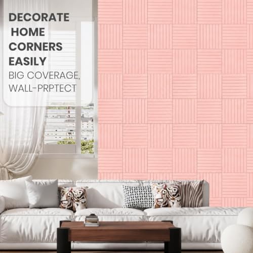 48" x 36" Large Felt Bulletin Board, Eight-Stripe Pink