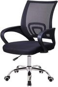 Office Chair Home Office Chair Student Backrest Swivel Chair Breathable and Comfortable Wide Load-Bearing 300kg Desk Chair (Colour: Black A) (Colour: Green B) (Black a)