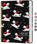 Planner 2026-2027, Jul 2026-Jun 2027 Academic Monthly & Weekly Planner | 6.3" x 8.5" Hardcover Calendar Planner for Women, Spiral Organizer with tabs, School Office Home Supplies, Skate Pup