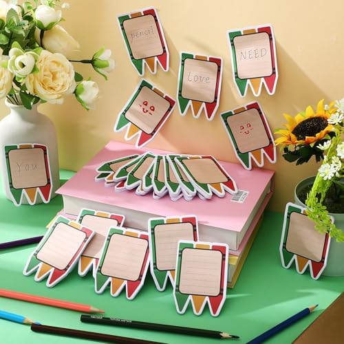 48 Pads 1440 Sheets Crayon Sticky Notes Teachers Note Pads Appreciation Gifts Self Adhesive Memo Pad Cute Gifts