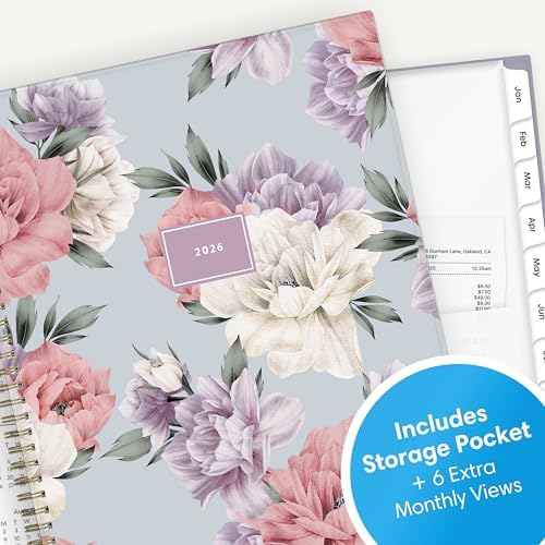 Blue Sky 2026 Weekly & Monthly Planner Calendar, 8.5"x11", Tula