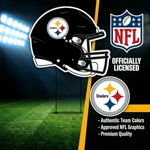 NFL Logo & Helmet 2 Pack Yard Sign Set