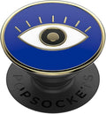 PopSockets Adhesive Phone Grip, Holder- Enamel Evil Eye | Secure Comfortable Hold, Anti-Drop, Kickstand, Enamel, Designs, Electronic Accessories, For iPad/Kindle/iPhone/Android