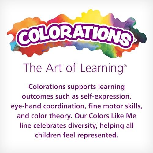 Colorations Colored Wood Craft Sticks, 1,000 Pieces, Ages 3+, PreK+ | Popsicle-Style Sticks, 4 1/2" x 3/8", High-Quality Kids' Crafts and STEAM Activities