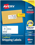 Avery Printable Shipping Labels, Sure Feed Technology, 2" x 4", White, 500 Blank Mailing Labels (8363)