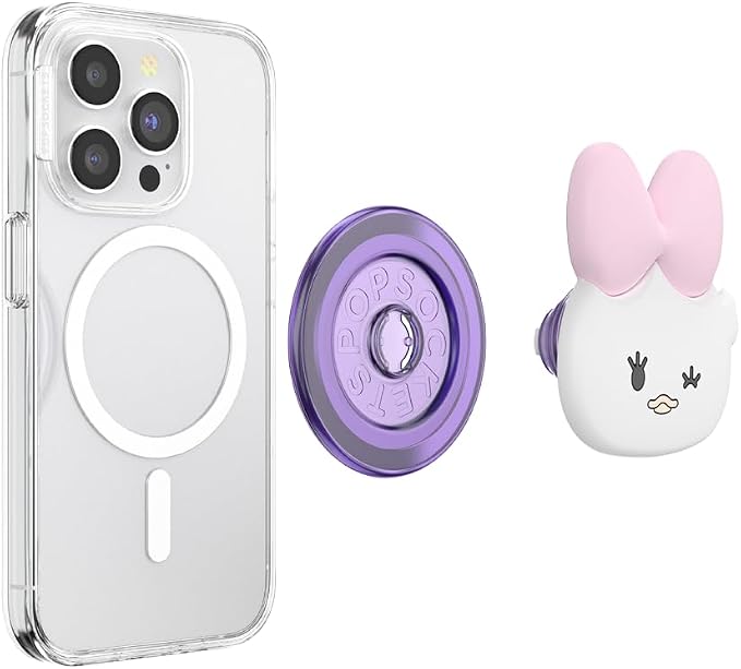 PopSockets Phone Grip for MagSafe, Magnetic Holder, Phone Stand, Disney - Kawaii Daisy
