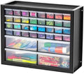IRIS USA 36-Drawer Storage Cabinet, Garage Tool Screws, Made in USA, Black