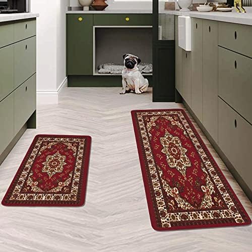 Kitchen Rugs and Mats Set of 2,Floor Mats for Home Kitchen Decor Mat