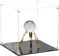 11 Inch Assemble Clear Acrylic Display Case for Collectibles | Cube Acrylic Box for Collectibles Showcase, Acrylic Display Box Stand Storage Bin for Action Figures Doll Sport Souvenirs