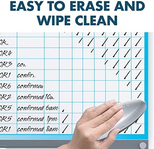 Quartet Glass Whiteboard, Magnetic Dry Erase Board, 3' x 2', with Customizable Templates, White Dry Erase Surface, Infinity (GI3624)