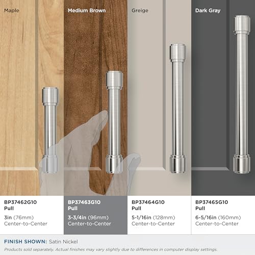 Amerock 3-3/4" Faircrest Satin Nickel Drawer Pull