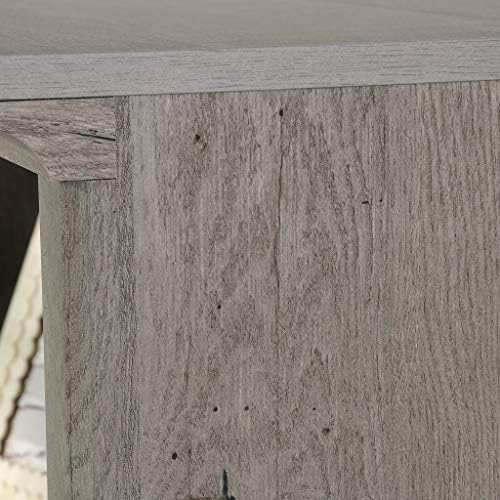 Sauder 5 Tier Book Shelf Wooden Bookcase Multipurpose Bookshelf for Home Office, Living Room, in Mystic Oak