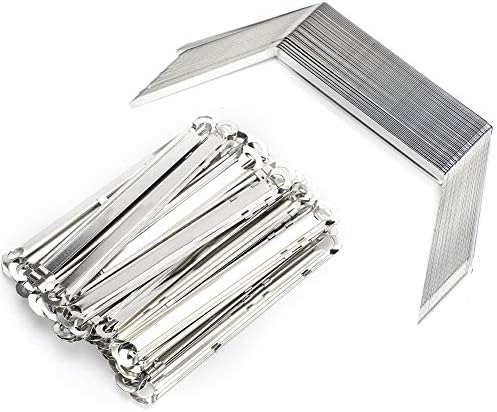 Aramox 50pcs Paper Fasteners, Metal Binding Clamps for A4 Paper, 350 Sheets Capacity, Perfect for Office and School Use