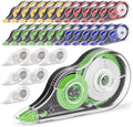30 Pcs Colorful Correction Tape, 39.4 Ft White Bulk, 0.2 in Width