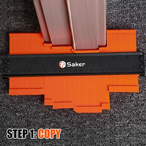 Saker Contour Gauge Profile Tool with Lock 10Inch, Father's Day Packaging