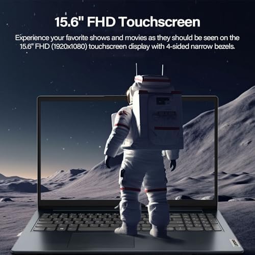 Lenovo IdeaPad 1 Touchscreen Laptop, 15.6" FHD(1920 * 1080), Intel Core i5-1335U, 24GB RAM, 1TB SSD, HDMI, SD Card Reader, Webcam, Wi-Fi 6, Win 11 Home, Abyss Blue, Bundle with ML101 Wireless Mouse
