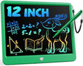 Bravokids 12 Inch LCD Writing Tablet for 3 Year Olds - Electronic Drawing Pad and Doodle Board as Educational Birthday Gifts for Girls and Boys (Green)