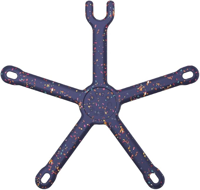 PopSockets Flexible Phone Mount & Stand- Navy Confetti | Flex Mount & Tripod, Content Creators, Hands-Free, Navy, Blue, Dark, Electronic Accessories, For iPad/Kindle/iPhone/Android