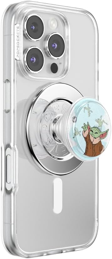 PopSockets Phone Grip for MagSafe, Magnetic Holder- Squishy Snack | Removable, For Kindle / Android / iPhone, With Magnet, Disney, Mickey Mouse, Minnie, Tidepool, Liquid, Glitter