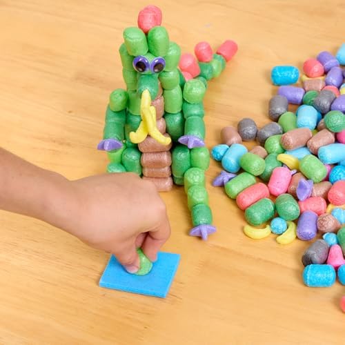 Colorations 3D Building Puffs & Shapes - 3000 Pieces