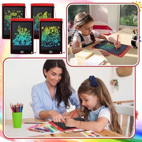 Zhehao 32 Pcs LCD Writing Tablet for Kids 8.5" Erasable Doodle Board