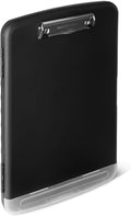 Amazon Basics High Capacity Nursing Clipboard with Storage and Pen Holder, 14.37 x 9.84 x 1.49 inches, Black (Pack of 6)