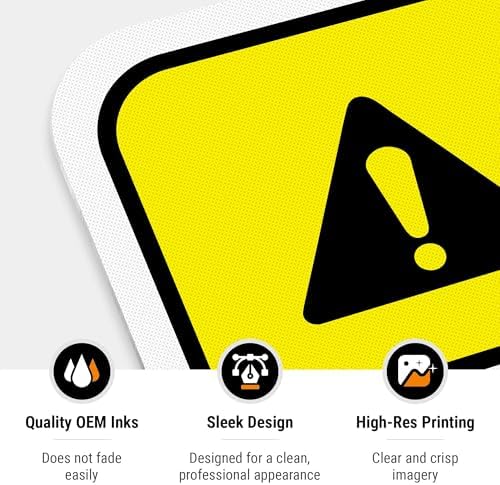 Hard-Hat and Safety Vest Required Sign, ANSI Caution Sign,