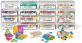 hand2mind STEM Bins Comprehensive Set by Brooke Brown, STEM Bins for Classroom, STEM Manipulatives for Elementary, STEM Activities, Kids Engineering Building Kits, Science Teacher Supplies (Set of 16)