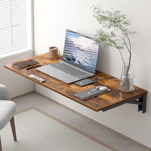 Need 36x20IN Wall Mounted Folding Table for Office Laundry Retro