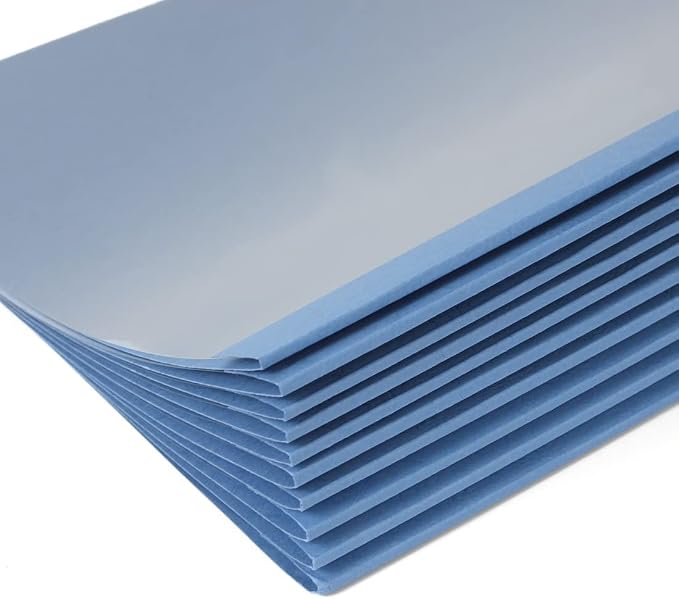 RAYSON TBC6-25-BL-US Thermal Binding Covers, 1/4 Inch, Blue, Letter Size Holds 55 Sheets, 25 Pack
