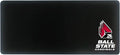 Ball State University Classic Cloth Desk Mat, Durable Office Supplies, Non-Slip Base, Responsive Desk Pad with Smooth Cloth Surface, Black