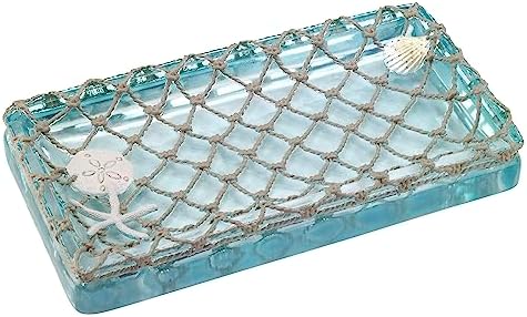 Avanti Linens - Vanity Tray, Coastal Home Decor, Seaglass