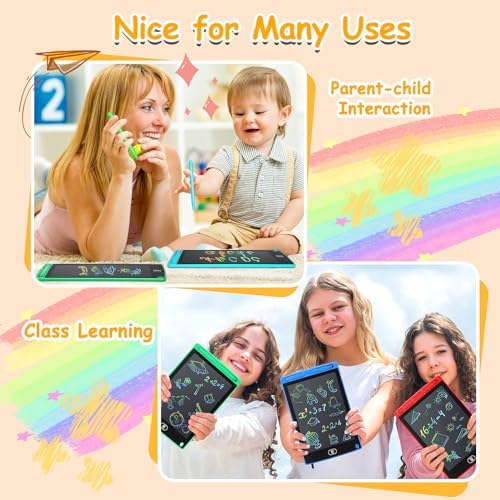 LCD Writing Tablet for Kids Bulk 16 Pack 8.5" Reusable Drawing Pad for Kids Doodle Board for Class Party Favor Return Gifts for Kid Boys Girls Children's Day Toys Bulk (16)