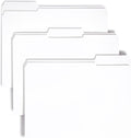 Smead File Folder, Reinforced 1/3-Cut Tab, Letter Size, White, 100 per Box (12834)