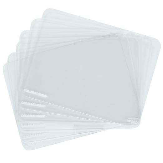 Colorations Acrylic Lap Boards- Set of 6