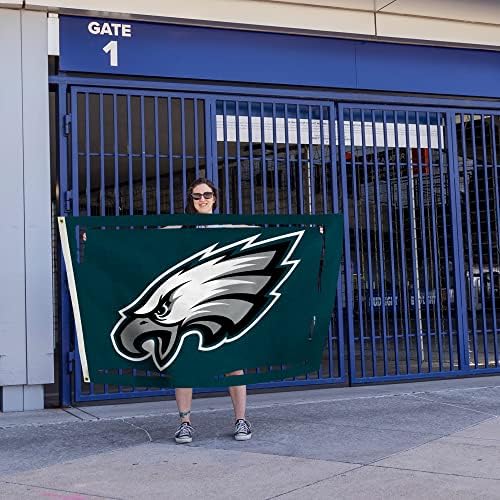 NFL Rico Industries Standard 3' x 5' Banner Flag Single Sided - Indoor or Outdoor - Home Décor