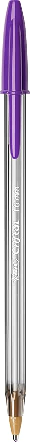 BIC Cristal Multicolour Ballpoint Pens With Wide Tip (1.6mm) Pens For Colourful Writing In Assorted Colours, Pack Of 15