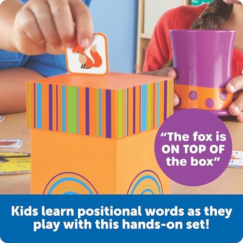 Learning Resources Fox in The Box Positional Words Activity Set