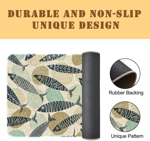 Kitchen Rugs and Mats Set of 2,Floor Mats for Home Kitchen Decor Mat