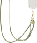 PopSockets Crossbody Phone Strap & Lanyard, Green - Eucalyptus