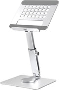 GuaziV 360° Adjustable Tablet Stand - Ergonomic Foldable Holder for iPad 10.2-12.9”, Kindle, Phones 4-13”, Anti-Slip Desktop Mount for Work, Cooking, Gaming & Reading
