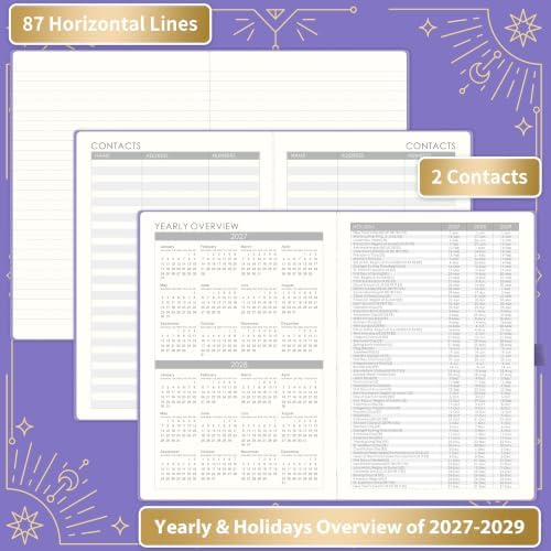 2027 Planner - 2027 Weekly Monthly Planner, 5.75" x 8.25"